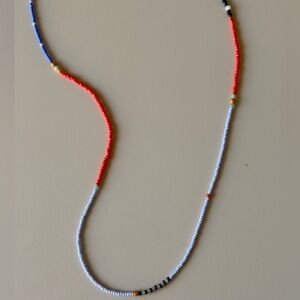 Handmade Beaded Necklace no clasp 24” round
